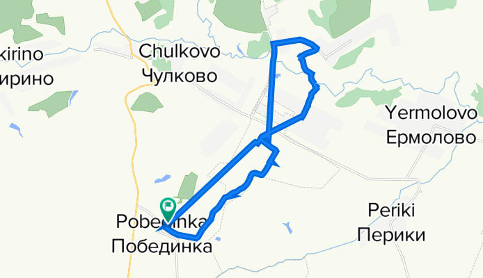 От Советская улица 14, Победное до Советская улица 14, Победное
