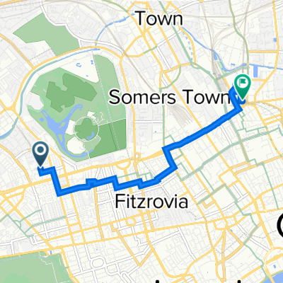 City of Westminster, London to Camden, London