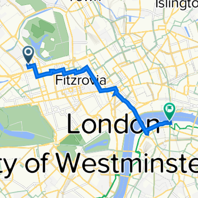 City of Westminster, London to Thames Path, London