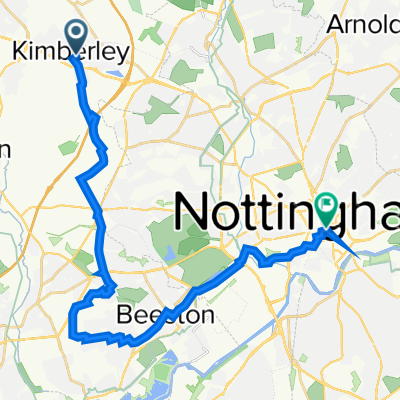 15 Regent St, Nottingham to 120-122 Canal St, Nottingham