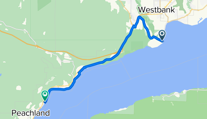 4205 Gellatly Rd, West Kelowna to 4401–4439 Third St, Peachland