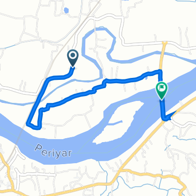 Aluva Kalady Road, Chengamanad to Mahilalayam Thuruth Bridge, Edathala