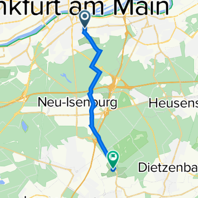 Lettigkautweg 16, Frankfurt am Main nach Hofgut Neuhof 1, Dreieich