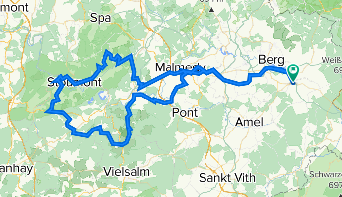 Hoogtemeters maken in de Ardennen