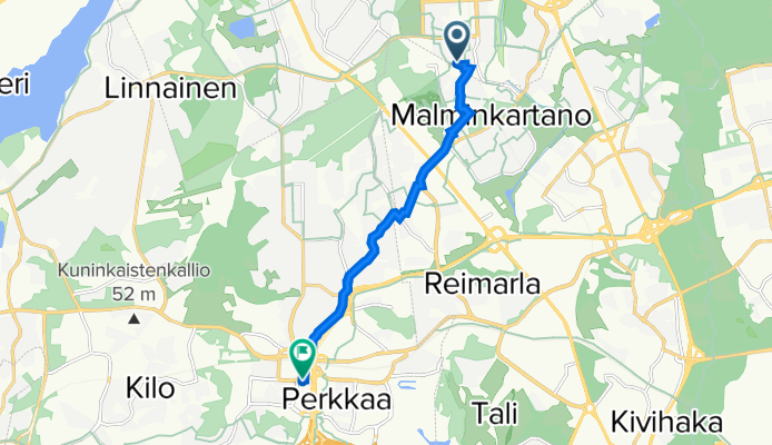 Kilterinrinne 5, Vantaa to Bertel jungin aukio 4, Espoo