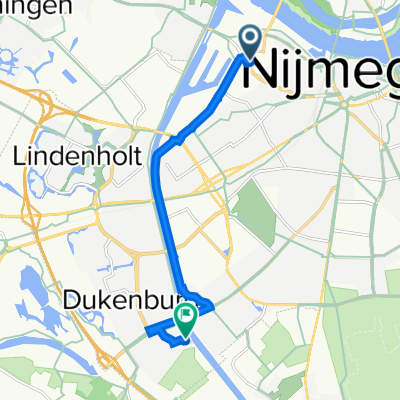 Nijmegen naar Weezenhof 6826, Nijmegen