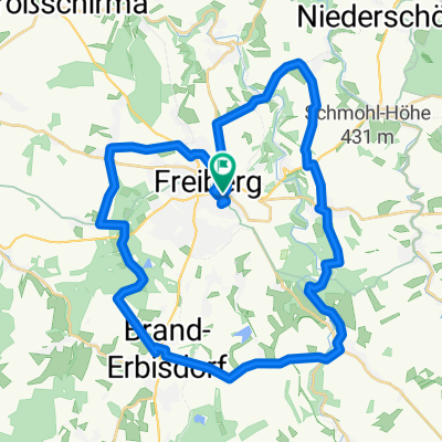 40km um Freiberg