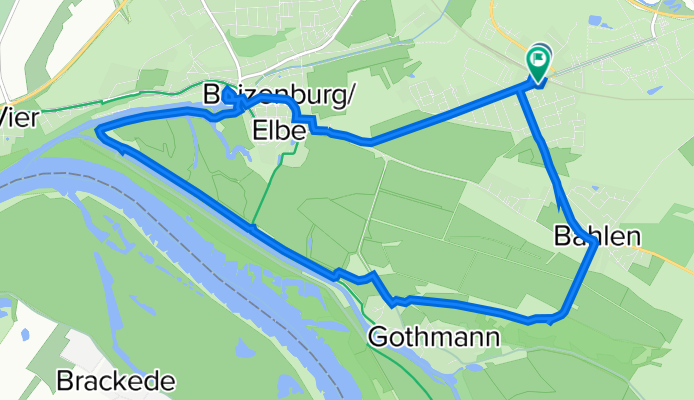 Bahnhofstraße 2, Boizenburg/Elbe nach Bahnhofstraße 4, Boizenburg/Elbe