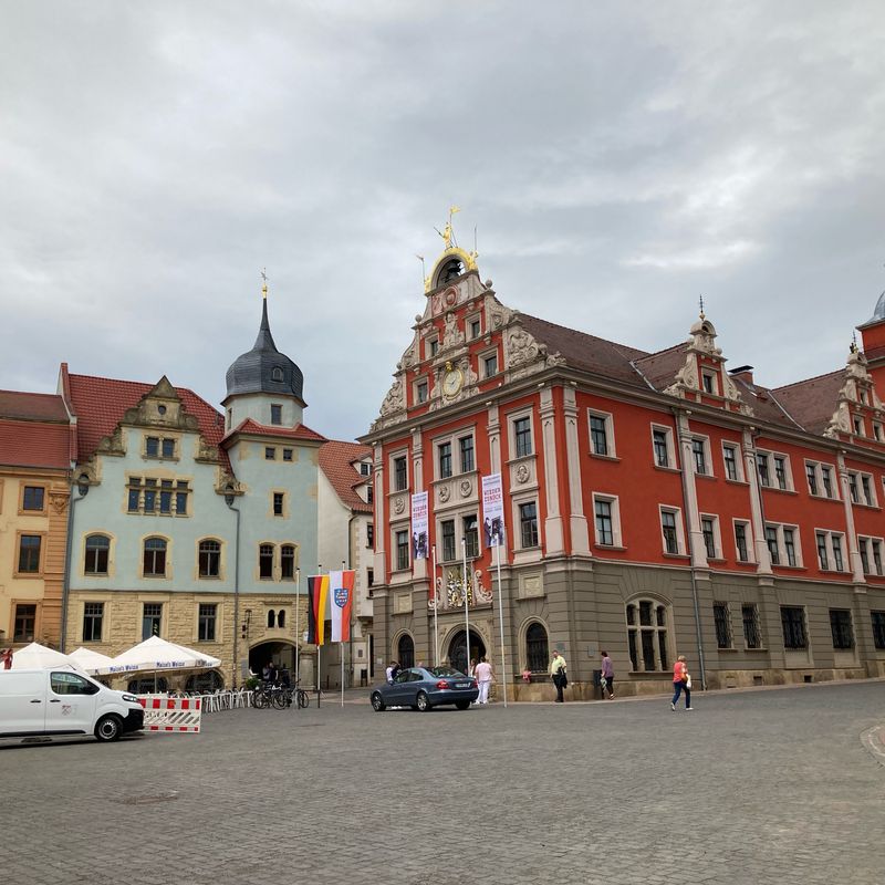 Gotha, Schlossplatz nach Dingelstädt