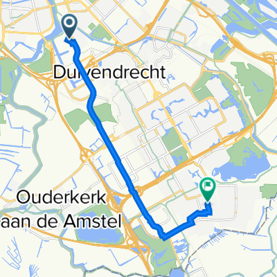 Amstelvlietstraat 506, Amsterdam naar Ravenswaaipad 60A, Amsterdam