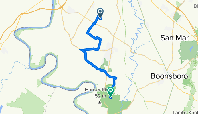 Quick rural to Antietam without Lappan