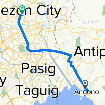Col. F. Villaluz 23, Angono to Matalino Street 24, Quezon City