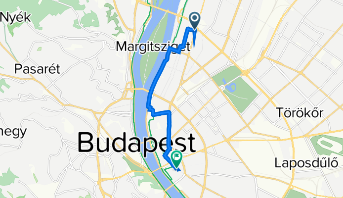 Árbóc utca 1., Budapest to Papnövelde utca 10., Budapest