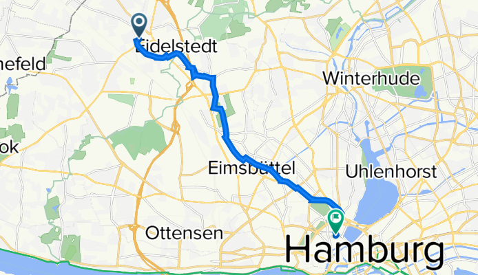 Von Eidelstedt zum Gänsemarkt