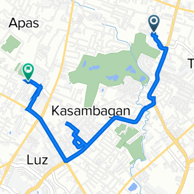 Hernan Cortes Street, Cebu City to West Geonzon Street, Cebu City