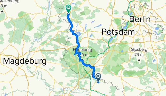 Wüstemark 20, Lutherstadt Wittenberg nach Rathenower Landstraße 2, Rathenow