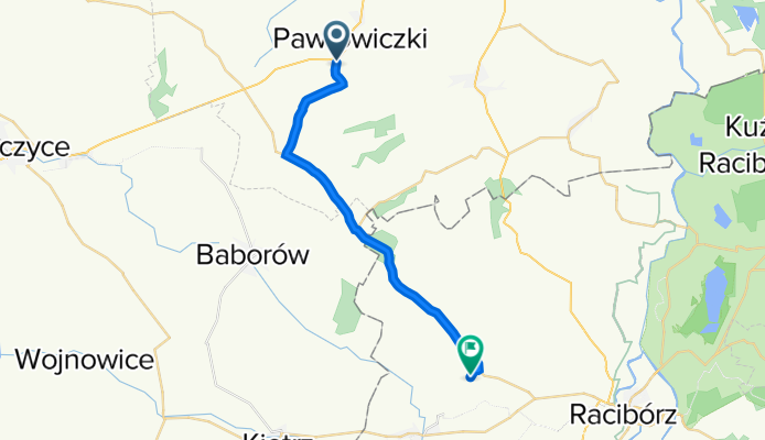 Dworcowa 18, Pawłowiczki do Spółdzielcza 43-35