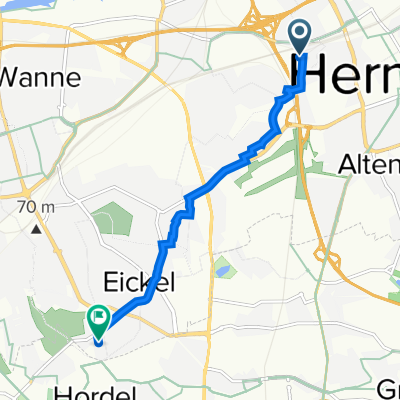 Grenzweg 18, Herne nach Dahlhauser Straße 29, Herne