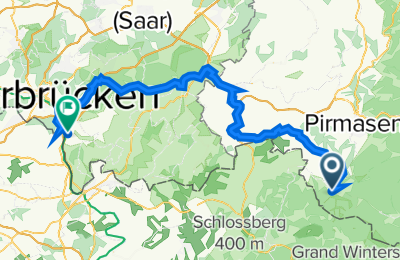 Route in der Bikemap App öffnen