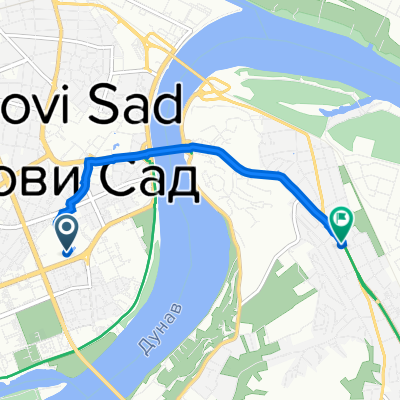 Булевар ослобођења 119, Нови Сад to 100 64, Петроварадин