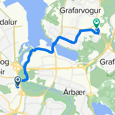 Blesugróf 6, Reykjavík to Veghús 27, Reykjavík