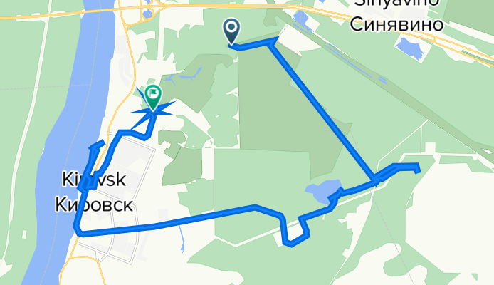 Нeizvestnaya doroga to Нeizvestnaya doroga, Kirovsk