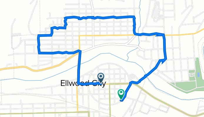 220 Fountain Ave, Ellwood City to 285–299 First St, Ellwood City