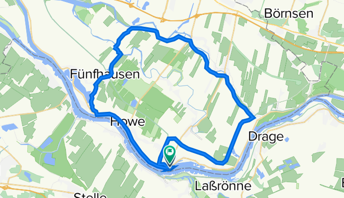 Zollenspieker-Fünfhausen-Route