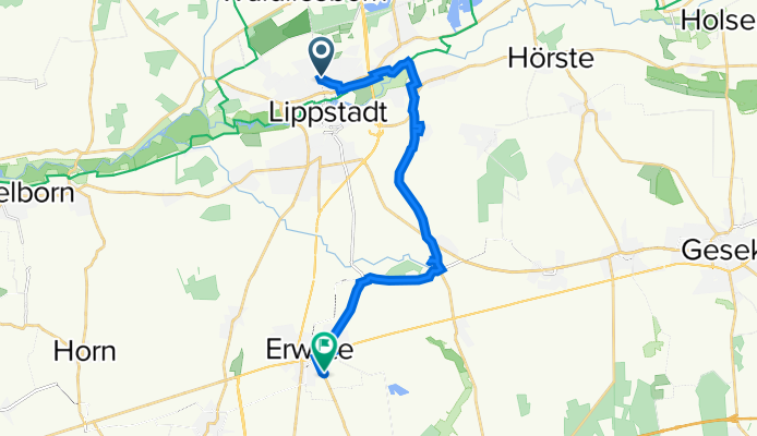 Wiedenbrücker Straße 38, Lippstadt nach Martin-Luther-Ring 1, Erwitte
