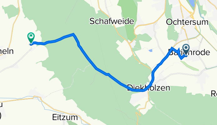 Lindenkamp 39, Diekholzen nach Am Mühlenteich 11, Gronau (Leine)