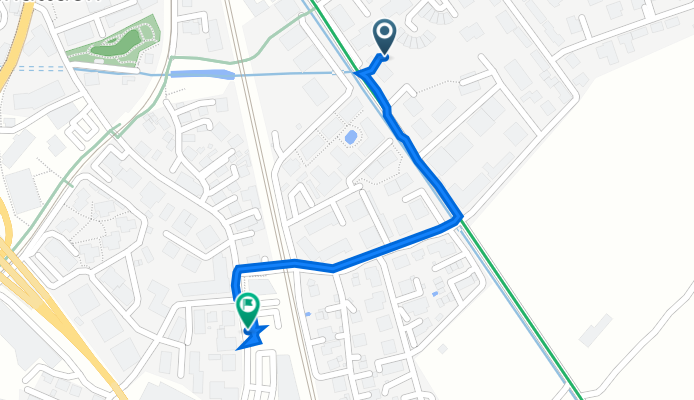 Porscheallee 43, Zell am See nach Kitzsteinhornstraße 47, Zell am See