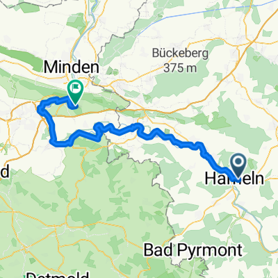 Hameln - Porta Westfalica (nördl.Teutoburger)