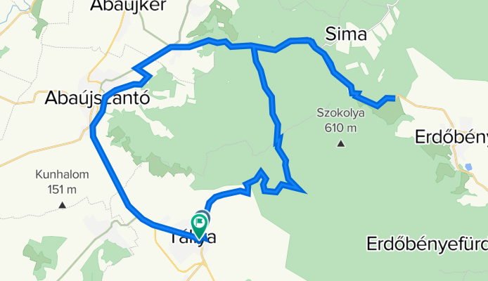 Rózsa utca 35, Tállya - Rákóczi utca 21, Tállya