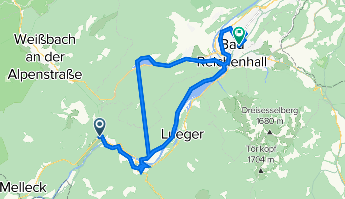 Schneizlreuth 4, Schneizlreuth nach Ludwigstraße 33, Bad Reichenhall