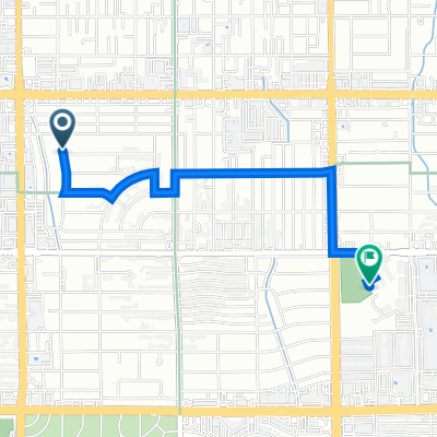 925 N Longfellow Ave, Tucson to 421 N Arcadia Ave, Tucson