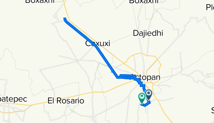 Ruta Actopan-Teofani.