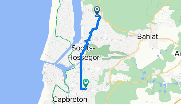 95 Impasse de l'Éperlan, Soorts-Hossegor à 18 Avenue Francis Planté, Capbreton