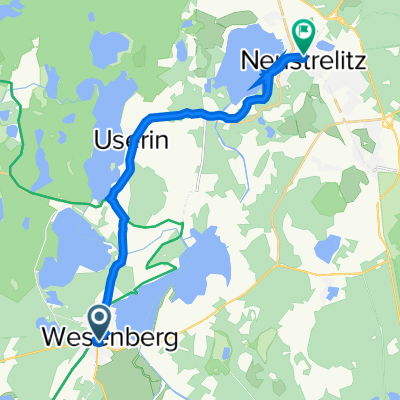 Vor dem Wendischen Tor 35, Wesenberg nach Markt 1, Neustrelitz