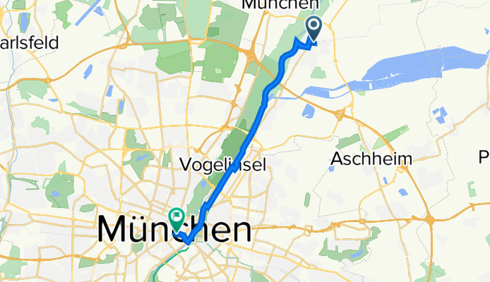 Ismaning nach Viktualienmarkt 3, München