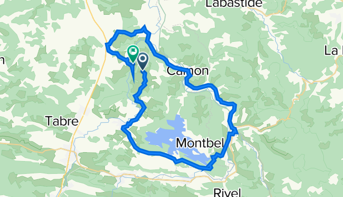 182 Bente Farine, Saint-Quentin-la-Tour to 7 Queilles, Saint-Quentin-la-Tour