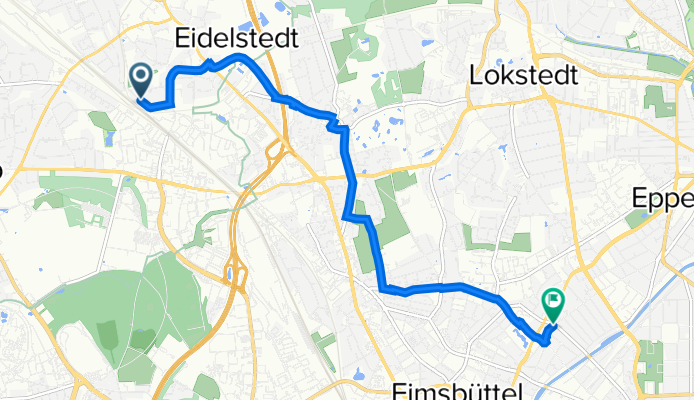 Lampéstraße 17, Hamburg nach Mansteinstraße 45, Hamburg