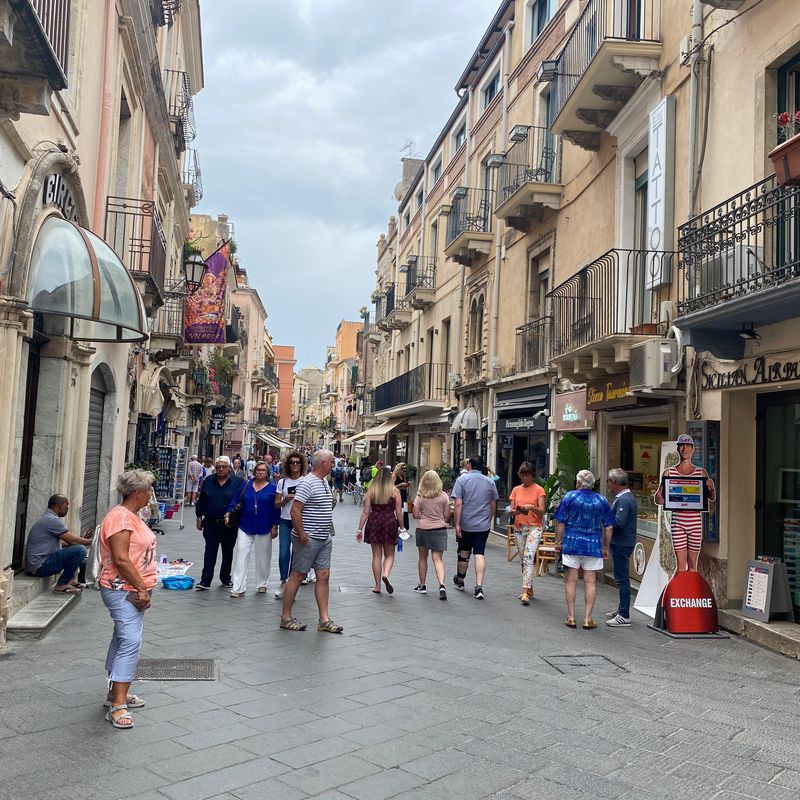 Route von Via Ospedale 5–13, Taormina