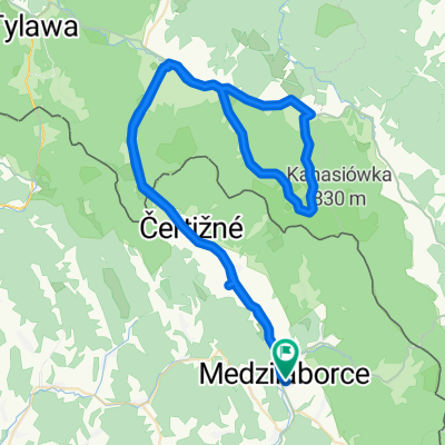 ML - Habura - Jaśliska - Moszczaniec - Źrodliska Jasiolki
