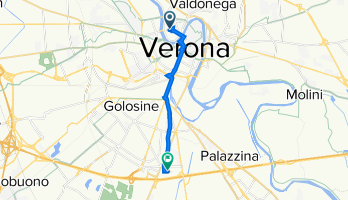 Via Generale Gaetano Giardino 6, Vérone à Via Alessandro Fleming 6–8, Vérone