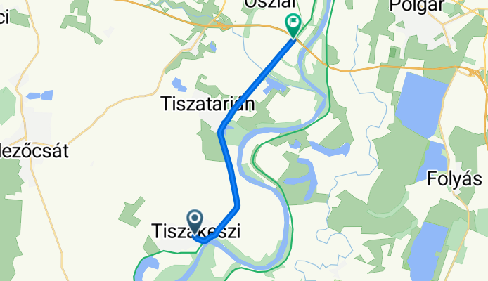 Tiszakeszi Két-Torony Söröző és Pizzéria, Tisza jobb part M3-as híd