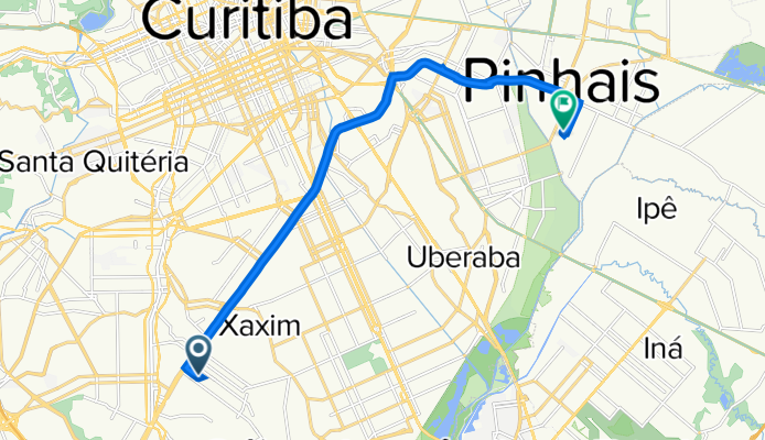 De Rua Batista da Costa 444 a Rua Rio São Francisco 760