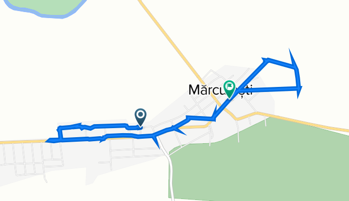 Strada Teiului 89, Mărculești to DJ201 35, Mărculești
