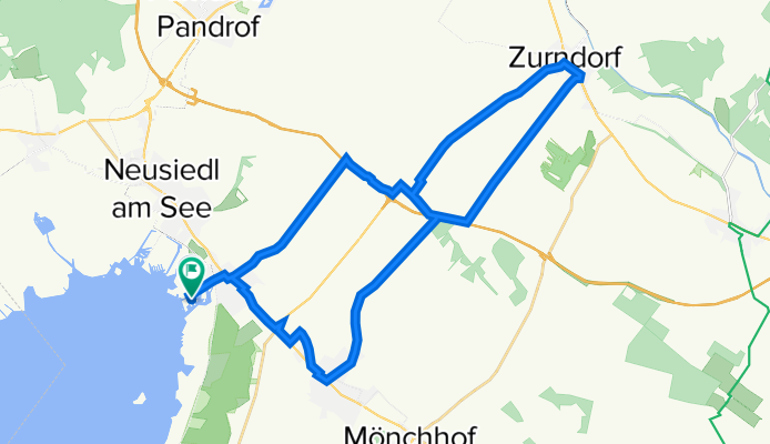 Weiden-Friedrichshof-Zurndorf-Gols-Weiden