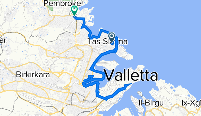 Triq il-Kbira, Sliema to Triq Is-Sirk, Swieqi