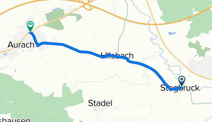 Stegbruck 20, Herrieden nach Ansbacher Straße 16, Aurach